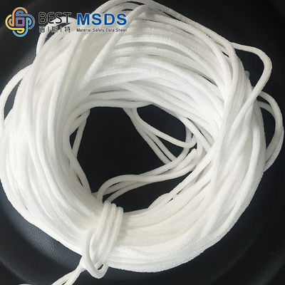 Плоская поддержка 2.8mm лицевого щитка гермошлема диапазона Webbing Earloop круга 6.0MM