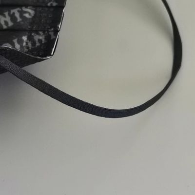 Черные аксессуары лицевого щитка гермошлема диапазона 3mm 3.5mm 4mm упругого троса Earloop