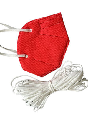 лайкра плоское Earloop MSDS полиэстера диапазонов уха 3.5mm 5mm эластичное